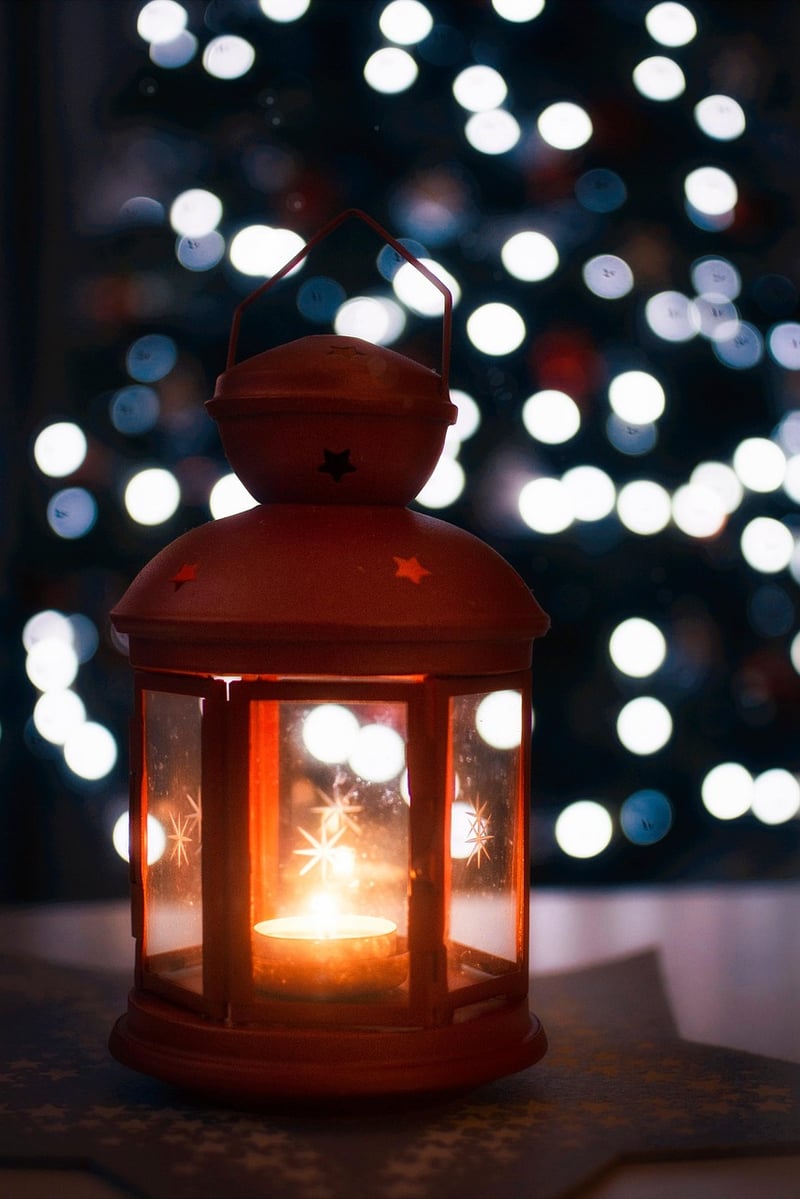 forest wedding lanterns